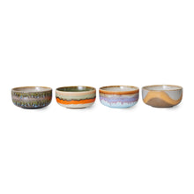 HK Living : 70s ceramics : desert bowls reef (set of 4)