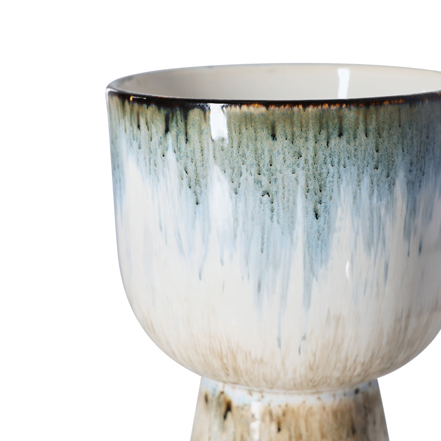 HK Living Retro flower pot glacier