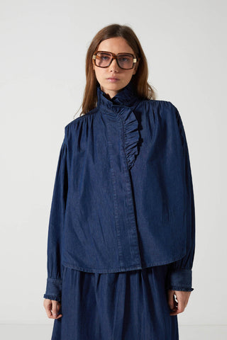 Alice Top Dark Blue Denim
