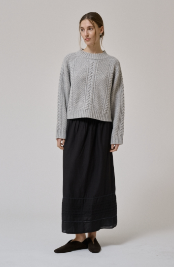 Anne-Mi Black Dew Maxi Skirt