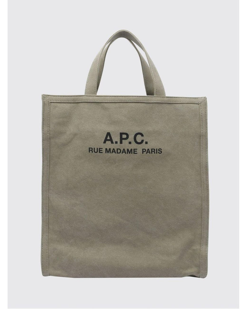 A.P.C. Men's Natural Cabas Recuperation Cotton Canvas Bag