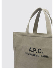 A.P.C. Men's Natural Cabas Recuperation Cotton Canvas Bag