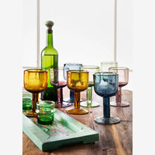 Madam Stoltz Coloured wine glass - Purple