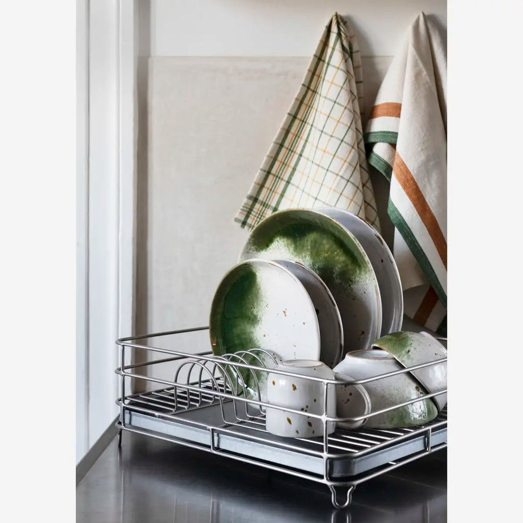 Madam Stoltz iron dish rack steel, zinc