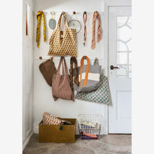 Quilted cotton washbag
