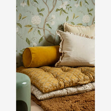 Madam Stolz Printed cotton mattress Mustard, beige, orange