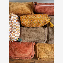 Quilted cotton washbag