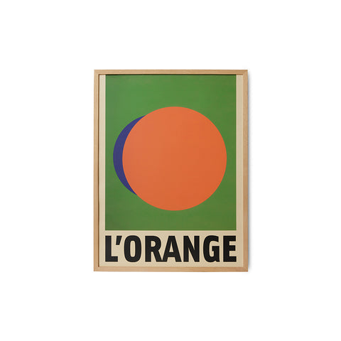 HKLIVING Framed artwork l'orange