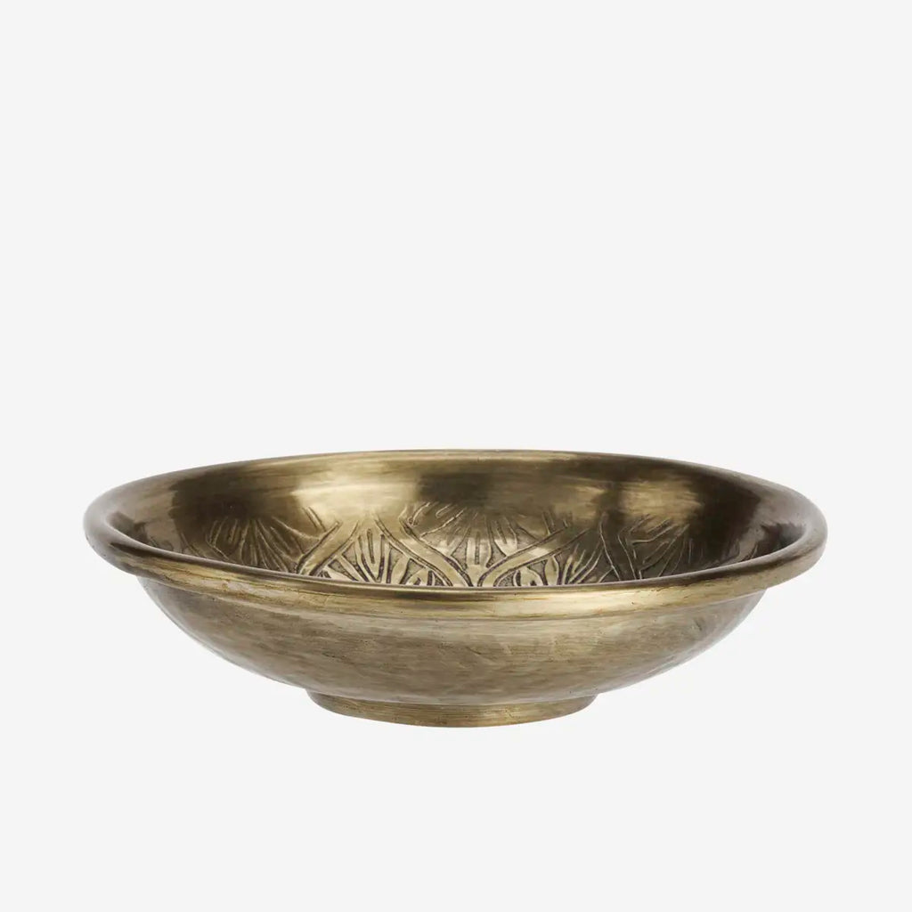 Embossed aluminium bowl