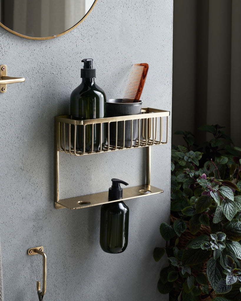 Shelf, Bath, Brass