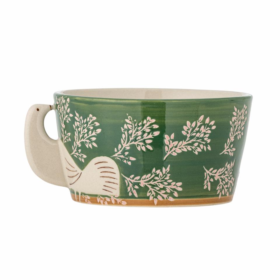 Hezha Bowl, Green, Stoneware