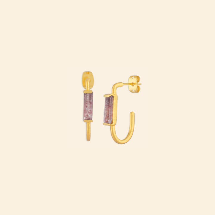Ekadori Golden Whispers Pink, Strawberry Quartz