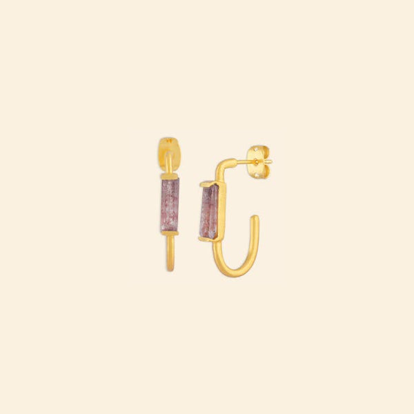 Ekadori Golden Whispers Pink, Strawberry Quartz