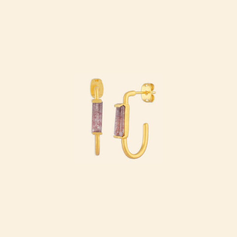 Ekadori Golden Whispers Pink, Strawberry Quartz