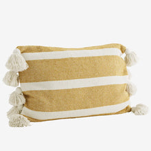 Striped Cushion Cover w/ Tassels