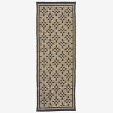 Madam Stoltz Jute runner black 70x200cm