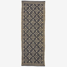 Madam Stoltz Jute runner black 70x200cm