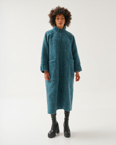 Kedziorek AW23 4908 Coat - Available in Blue and Grey