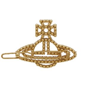 Vivienne Westwood Annalisa Hair Clip - Gold