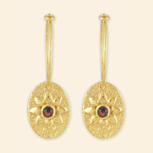 Ekadori Sunflare Hoops Red, Garnet