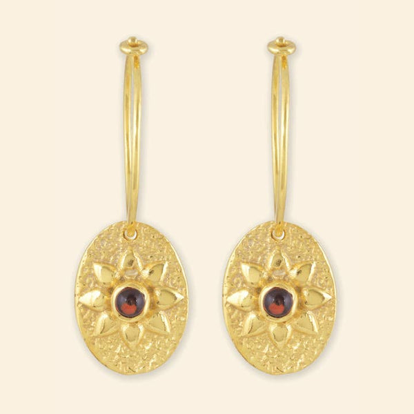 Ekadori Sunflare Hoops Red, Garnet