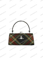 AW25 Vivienne Westwood Doll XL Frame Purse Chelsea Tartan