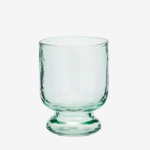 Madam Stoltz Hammered Drinking Glass