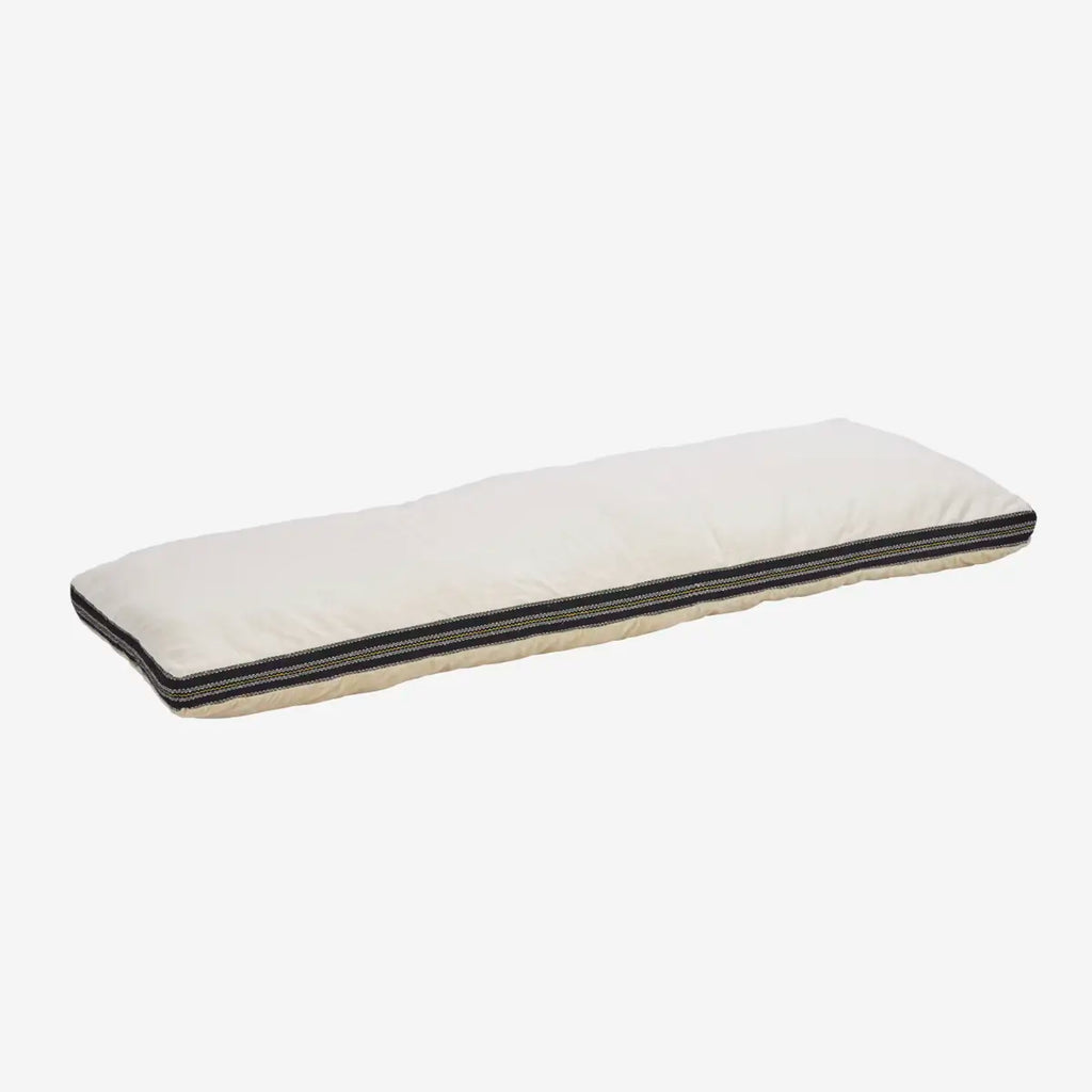 Madam Stoltz Cotton velvet mattress 60x140cm Ecru/Black