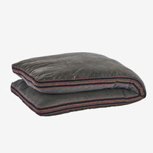 Madam Stoltz Cotton velvet mattress 60x140cm Grey, black