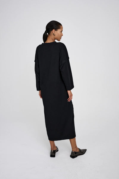 Rabens Saloner Brynja Jersey Dress Faded Black