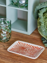 Fauni Plate, Red, Stoneware