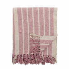 Monta Throw, Rose, Recycled Cotton