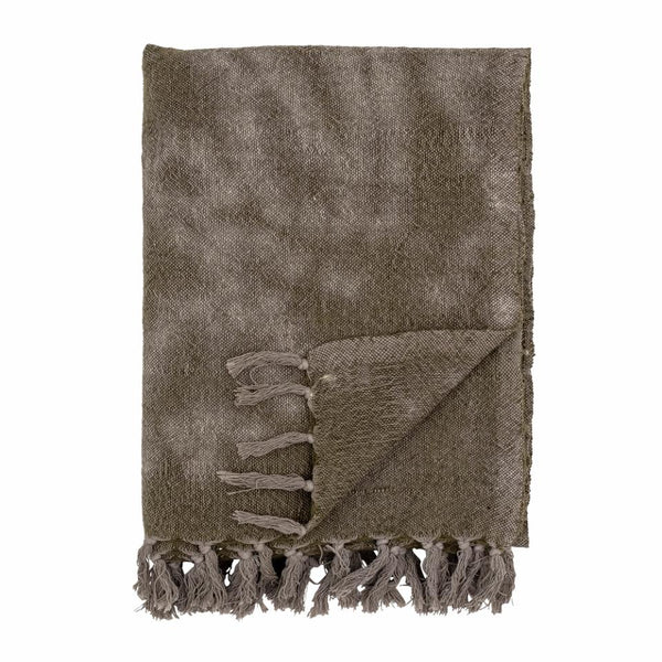 Ginger Throw, Green, Wool