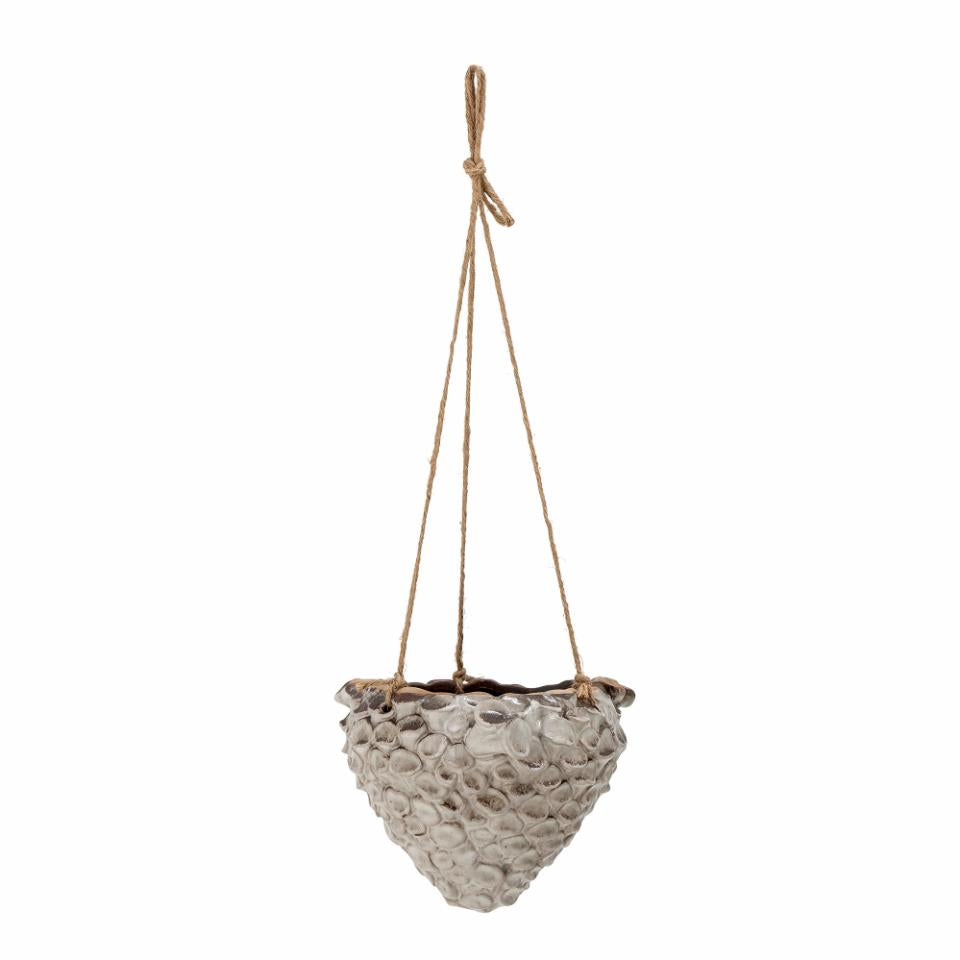 Alaz Flowerpot, Hanging, Nature, Stoneware