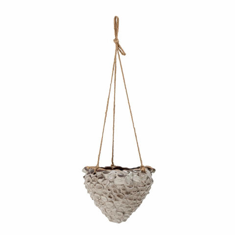 Alaz Flowerpot, Hanging, Nature, Stoneware