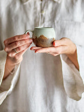 Paula espresso Cup, blue brown, Stoneware