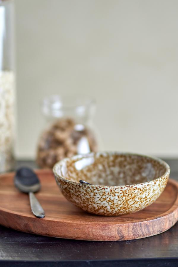 Paula Bowl, Brown, Stoneware