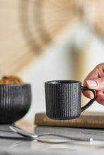 Neri Espresso Cup, Black, Stoneware