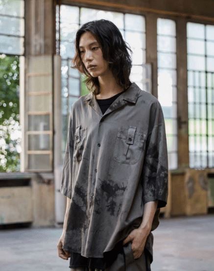 Andrea Ya’aqov Short Sleeve Shirt - T06 Military Tie Dyed