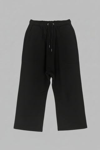 WDTS Charlie Trousers cropped with drawstring - heavy linen cotton