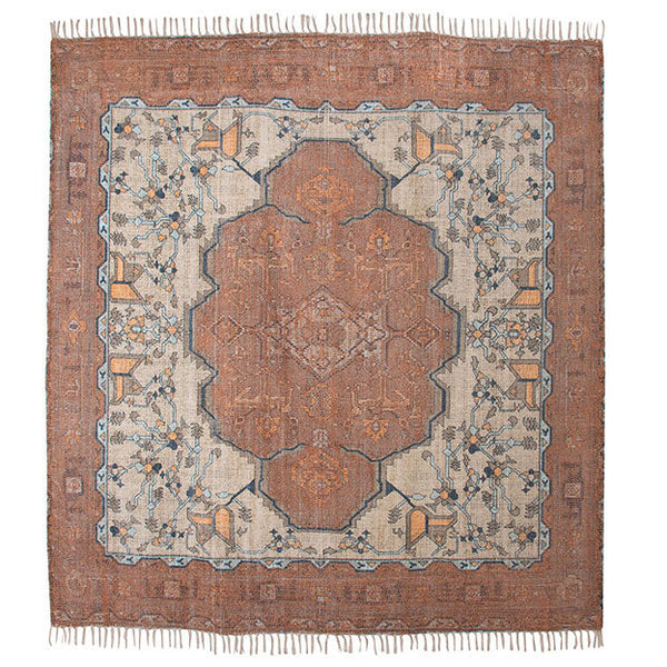 Printed Rug Square Overtufted