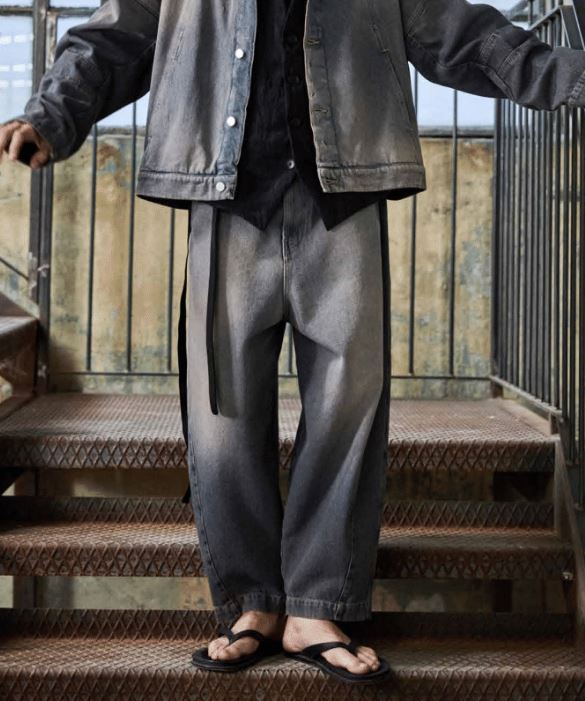 Andrea Ya’aqov Barrel Pants - T20 Blue Denim