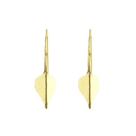 Gold plated 925 Silver Tribal earrings