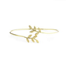 Gold plated 925 Silver fern bracelet