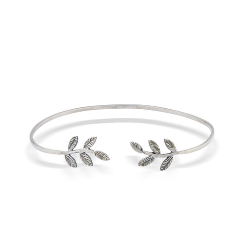 925 Silver fern bracelet