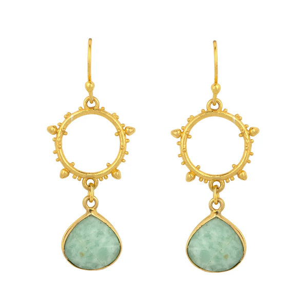 Allegra Amazonite Earrings