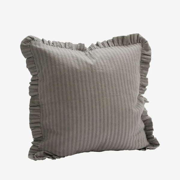 Madam Stoltz Ruffled Cushion Cover