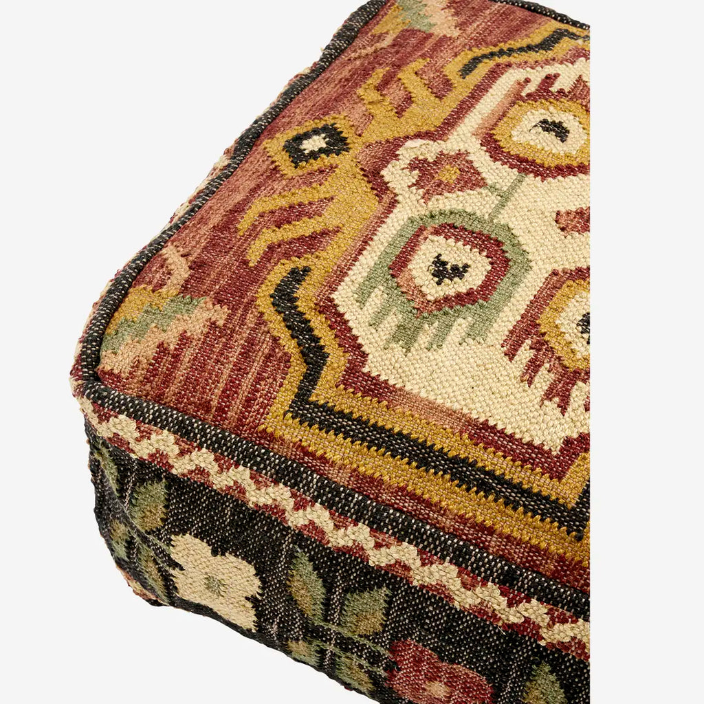 Madam Stolz Handwoven jute pouf