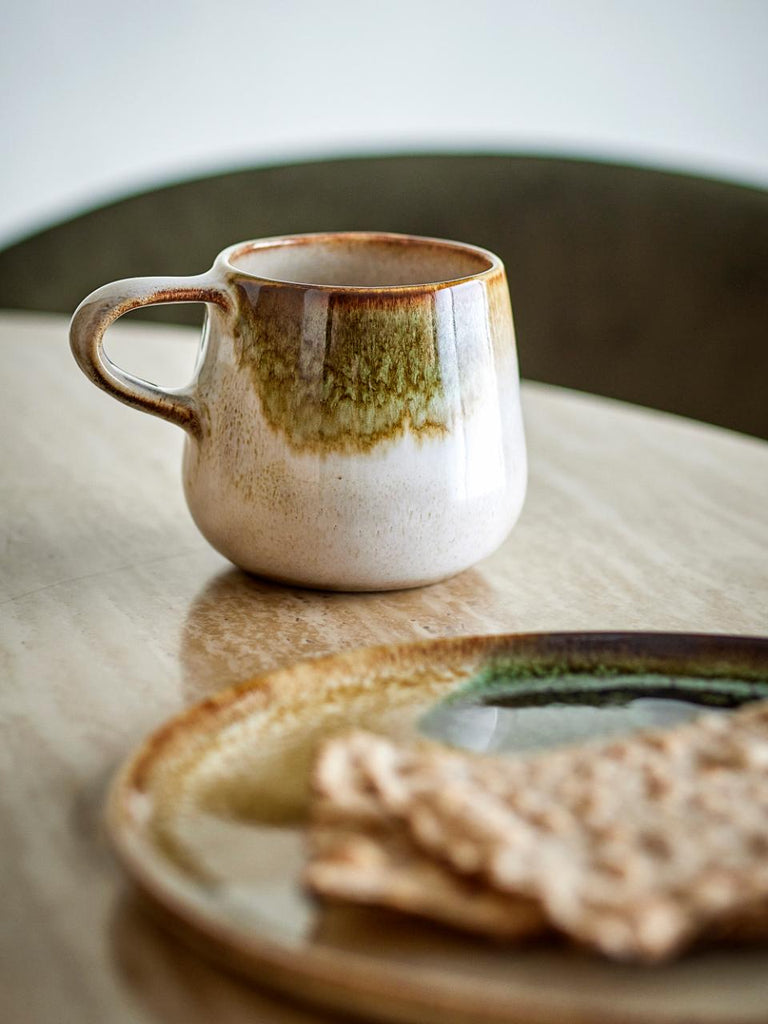 Jules Cup, Green, Stoneware