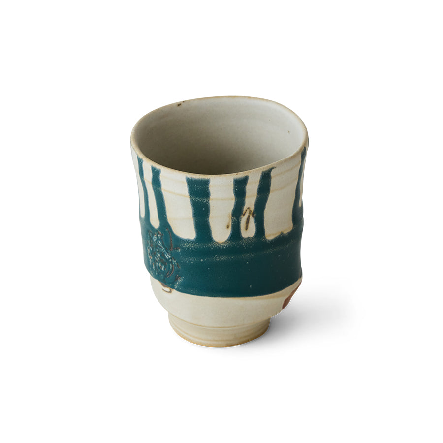 HK Living :Artist ceramics: coffee mug dipped